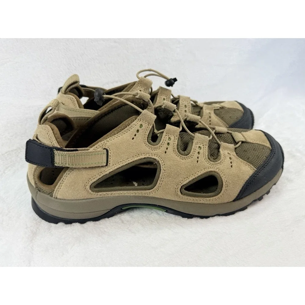 Lands' End Women's Hiking Trek‎ Water Sandals Size 10 Brown Tan Style 191511